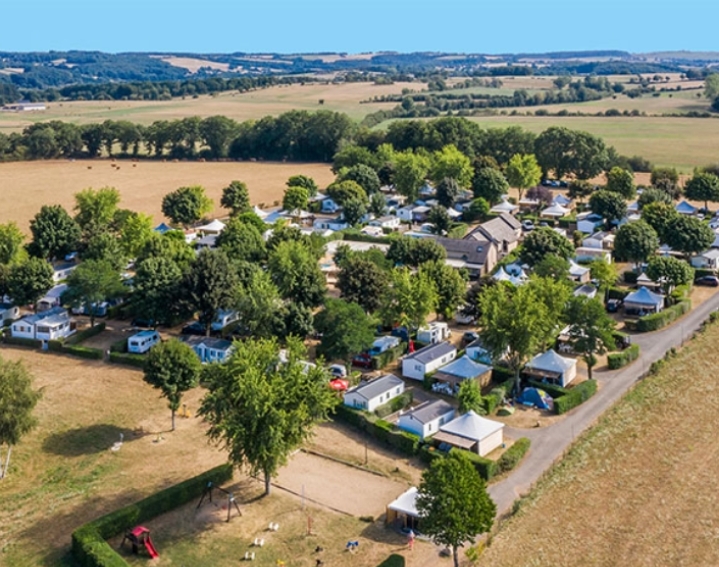 Vue du camping Parc du Charouzech en Aveyron